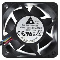 Delta AFB0648DH DC 48V 0.26A 4 Wires Brushless Axial Cooling Fan