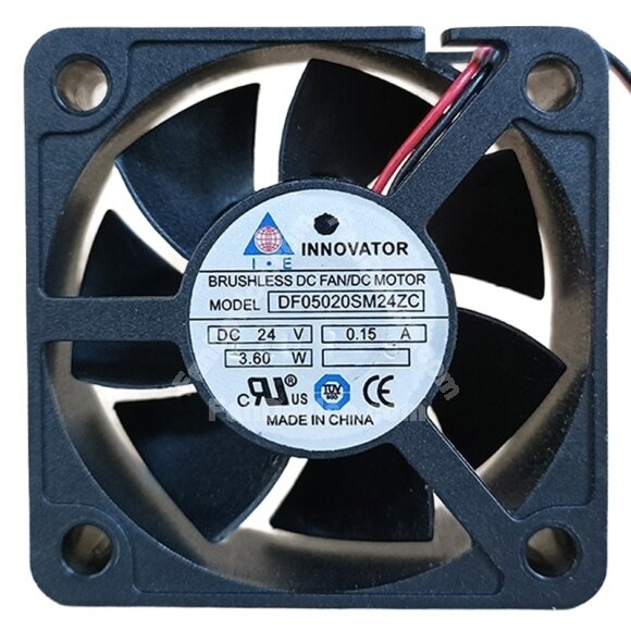 INNOVATOR DF05020SM24ZC DC 24V 0.15A 3.60W Brushless Axial Cooling Fan