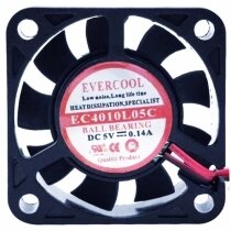 EVERCOOL EC4010L05C DC 5V 0.14A 4010 Ball Bearing Axial Cooling Fan