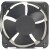 KAKU KA20060AZHC AC 220-240V 0.43A 65W 2 Wires Axial Cooling Fan