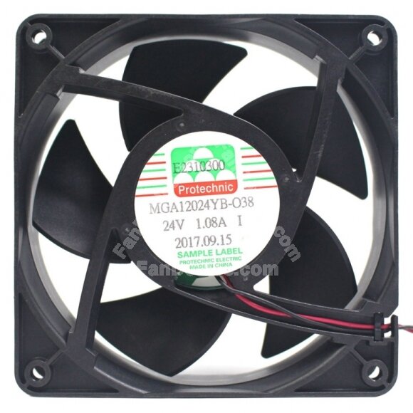 Protechnic MGA12024YB-O38 DC 24V 1.08A 12038 Axial Cooling Fan