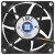 JMC 7025-12HS DC 12V 0.30A 2 Wires / 3 Wires Axial Cooling Fan