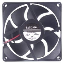 SANONDA L80T24HB3A-A25 DC 24V 0.15A 2 Wires Axial Cooling Fan