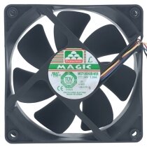 Magic MGT12024UB-W38 DC 24V 1.30A 4 Wires Axial Cooling Fan