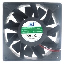 SJ SE241238BU DC 24V 2.4A 2 Wires Ball Bearing Axial Cooling Fan