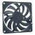 TAI JU SJ8015HD1 DC 12V 0.12A 2 Wires Axial Cooling Fan