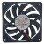 TAI JU SJ8015HD1 DC 12V 0.12A 2 Wires Axial Cooling Fan