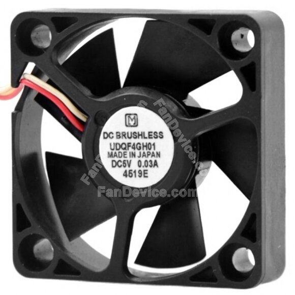 Panasonic UDQF4GH01 5V 0.03A 2 Wires DC Brushless Axial Cooling Fan