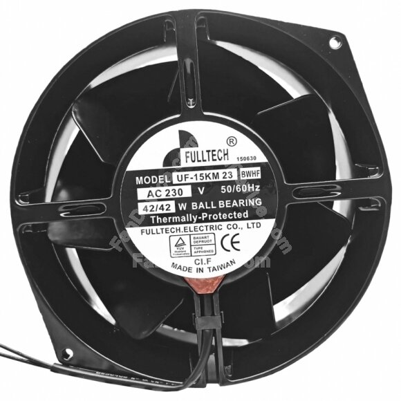FULLTECH UF-15KM23 BWHF AC 230V 42W Thermally Protected Axial Fan