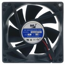 YM YM2408PTS1 24V 0.18A 2 Wires DC Brushless Axial Cooling Fan