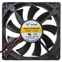 YCCFAN YDH8015B12 12V 0.17A 2 Wires DC Brushless Axial Cooling Fan