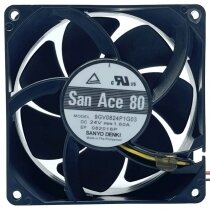 Sanyo Denki 9GV0824P1G03 DC 24V 1.60A 4 Wires PWM Axial Cooling Fan