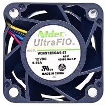 Nidec UltraFlo W38S12BGA5-57 DC 12V 0.59A 4 Wires PWM Axial Fan