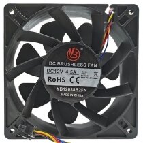 YB YB12038B2FN 12V 4.5A 4 Wires DC Brushless Axial Fan