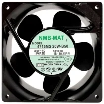 NMB-MAT 4715MS-20W-B50 200V Thermally Protected Axial Fan