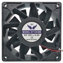SY SY12038B DC 12V 2.5A 2 / 3 / 4 Wires Axial Cooling Fan