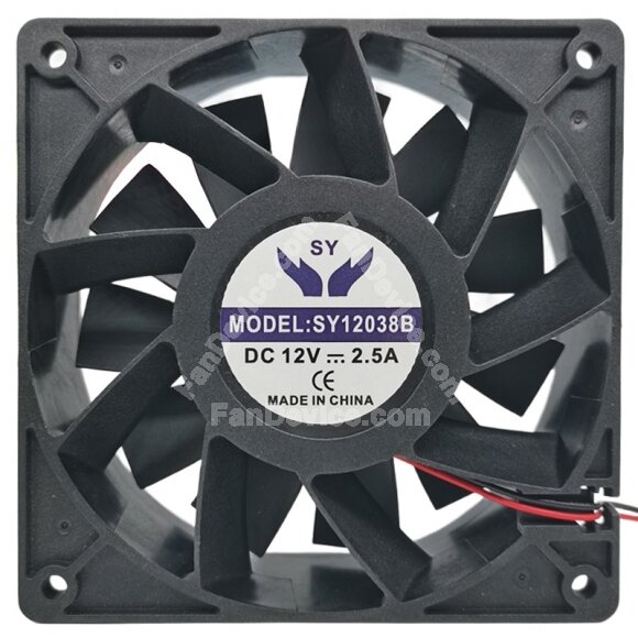 SY SY12038B DC 12V 2.5A 2 / 3 / 4 Wires Axial Cooling Fan