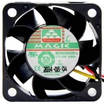 Magic MGT4012VB-O28 DC 12V 0.80A 3 Wires Axial Cooling Fan