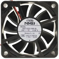 NMB 06015SS-24M-AL DC 24V 0.08A 3 Wires Axial Cooling Fan