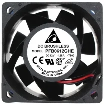 Delta PFB0612GHE 12V 1.28A DC Brushless 2 / 3 Wires Axial Cooling Fan