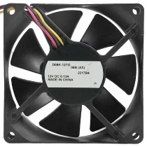 Nidec D08K-12TG 08B(AX) DC 12V 0.13A 3 Wires Axial Cooling Fan