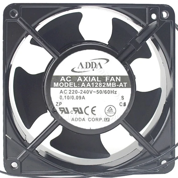 ADDA AA1282MB-AT 220-240V 0.10/0.09A 2 Wires Axial Cooling Fan