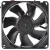 NMB 08025SA-12N-EA 12V 0.18A 2 Wires Axial Cooling Fan