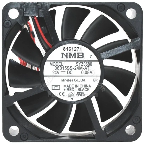 NMB 06015SS-24M-AT DC 24V 0.08A 3 Wires Axial Cooling Fan