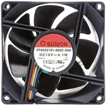 Sunon PF80251B1-000C-S99 12V 4.1W 4 Wires PWM Axial Cooling Fan