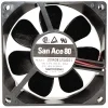 Sanyo 109R0812S4021 DC 12V 0.18A 2 Wires Axial Cooling Fan