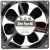 Sanyo 109R0812S4021 DC 12V 0.18A 2 Wires Axial Cooling Fan