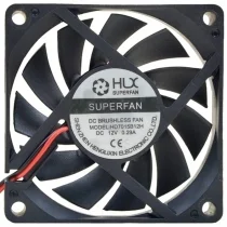 HLX HD7015B12H 12V 0.29A 2 Wires DC Brushless Axial Cooling Fan