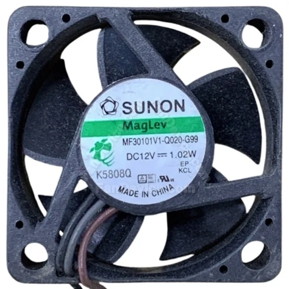Sunon MF30101V1-Q020-G99 DC 12V 1.02W 3 Wires Maglev Cooling Fan