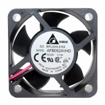 Delta AFB0524VHD DC 24V 0.15A 2 Wires / 3 Wires Axial Cooling Fan