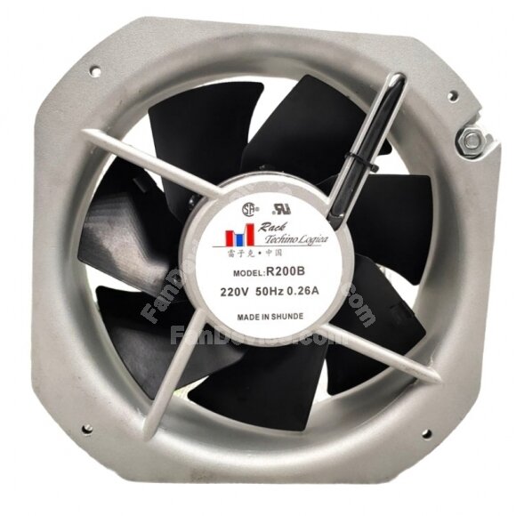 Rack R200B AC 220V 0.26A Axial Cooling Fan