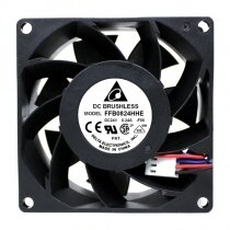 Delta FFB0824HHE DC 24V 0.24A 2 Wires / 3 Wires Axial Cooling Fan