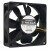 Sanyo Denki 109R0824EZ4D2 DC 24V 0.12A 8025 Brushless PWM Axial Cooling Fan