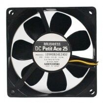 Sanyo Denki 109R0824EZ4D2 DC 24V 0.12A 8025 Brushless PWM Axial Cooling Fan