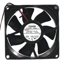 NMB 08025SS-12N-BA DC 12V 0.21A 8025 Axial Cooling Fan