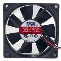 AVC DS08020R12M DC 12V 0.4A 8020 Axial Hydraulic Bearing Cooling Fan
