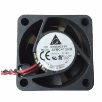 Delta AFB0412HD DC 12V 0.18A 2 Wires Axial Cooling Fan