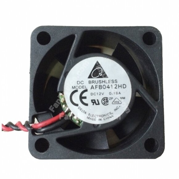 Delta AFB0412HD DC 12V 0.18A 2 Wires Axial Cooling Fan
