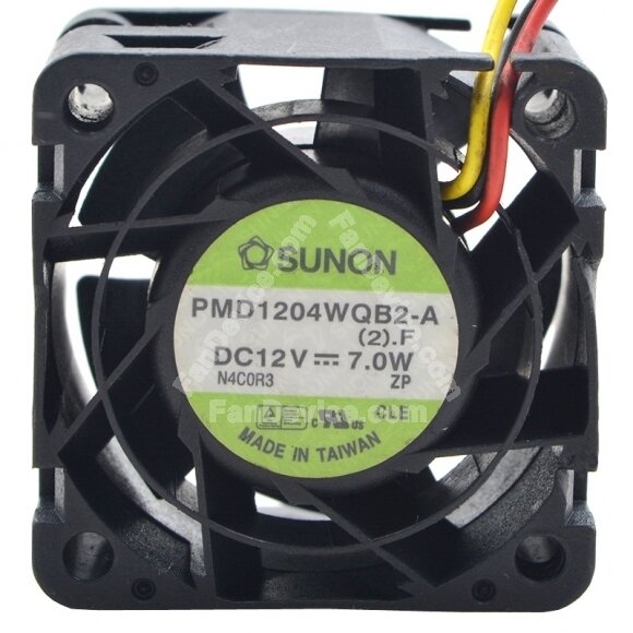 Sunon PMD1204WQB2-A DC 12V 7.0W 3 Wires Axial Cooling Fan