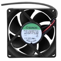 Sunon KD1208PTS1 13.U.B1452.GN / 13.U.B2954.A.GN DC 12V 2.6W 2 Wires / 3 Wires Axial Cooling Fan