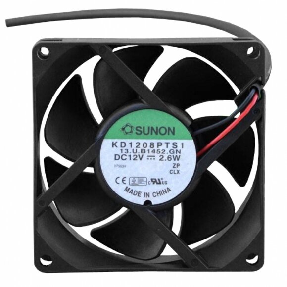 Sunon KD1208PTS1 13.U.B1452.GN / 13.U.B2954.A.GN DC 12V 2.6W 2 Wires / 3 Wires Axial Cooling Fan