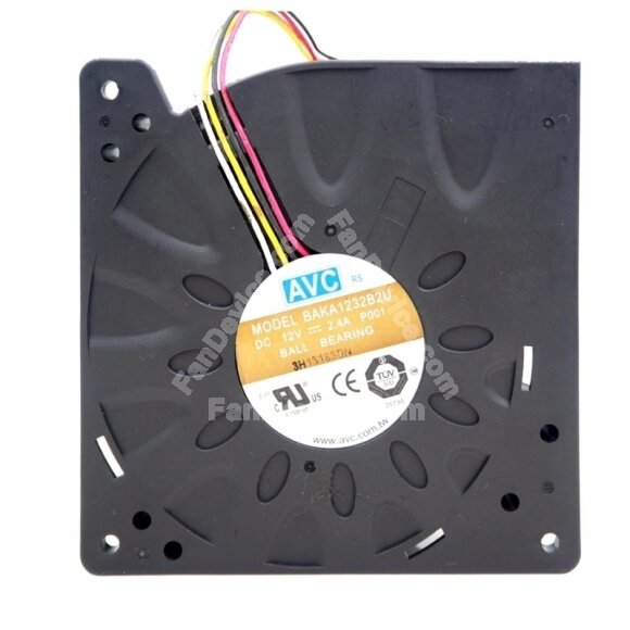 AVC BAKA1232B2U DC 12V 2.4A 4 Wires Blower Cooling Fan