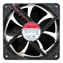 Sunon EEC0381B3-000C-A99 DC 12V 2.9W 2 Wires Axial Cooling Fan