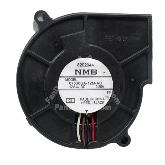 NMB 07530GA-12M-AU DC 12V 0.38A 7530 Blower Cooling Fan