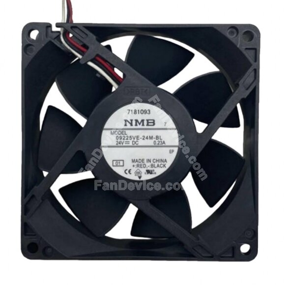 NMB 09225VE-24M-BL DC 24V 0.23A 9225 Axial Cooling Fan