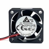 Delta AFB0412VHB DC 12V 0.24A 2 Wires / 3 Wires / 4 Wires Axial Cooling Fan